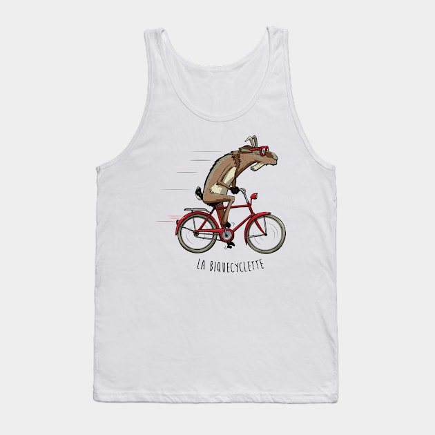 Biquecyclette Tank Top by Mistersheep